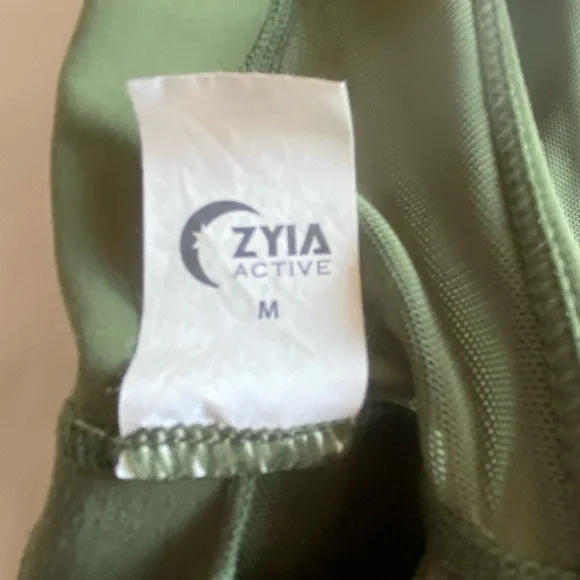 ZYIA Olive‎ Sports Bra women size medium - Picture 8 of 8